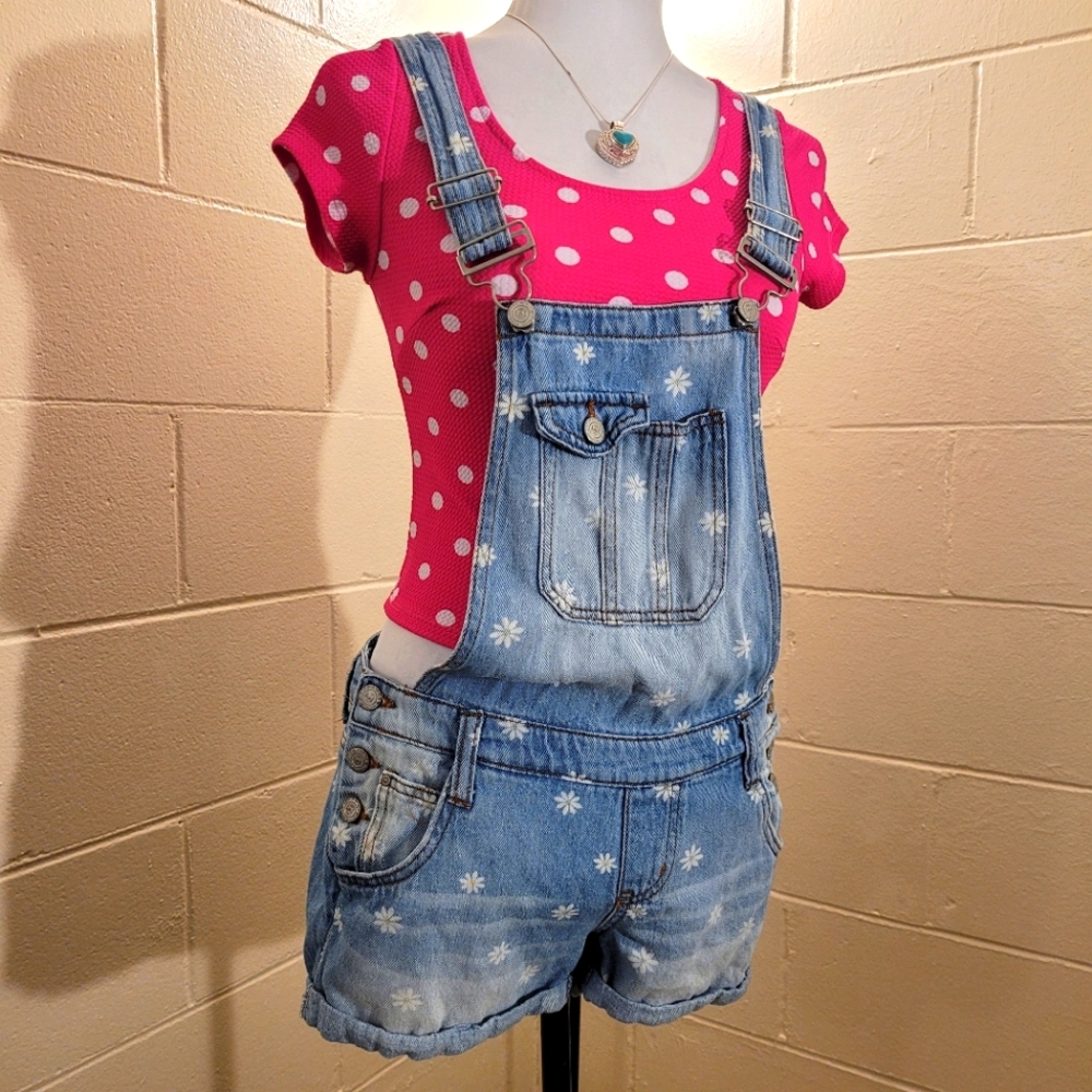 CLOSET CLEANOUT LEI Floral Shortalls